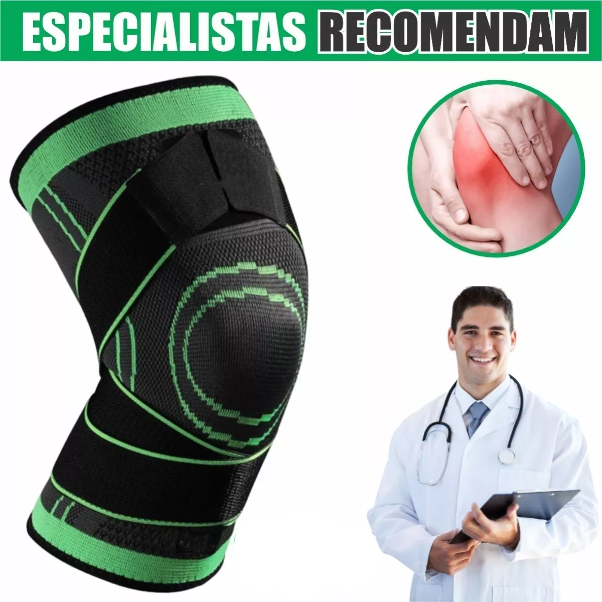 Especialistas recomendam a Joelheira Premium
